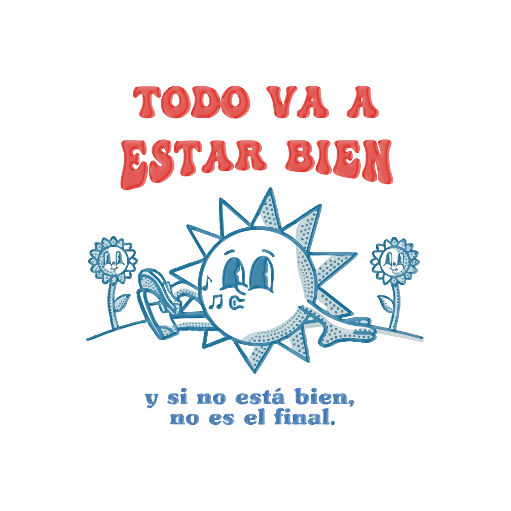 Todo va a estar bien - Vinilo blanco + Laca brillante