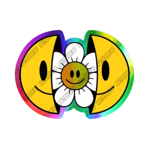 Flor - Smile - Holográfico