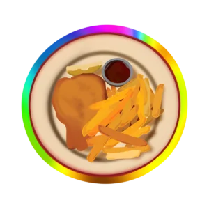 Milanesa Con Papas - Holográfico