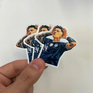 Enzo x Argentina – Vinilo blanco + Laca brillante