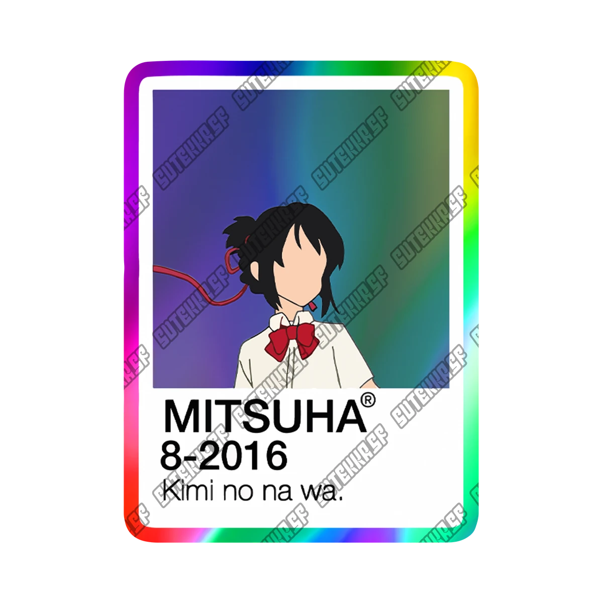 Your name - Mitsuha - Holográfico