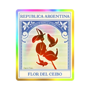 Estampilla Flor Del Ceibo - Holográfico