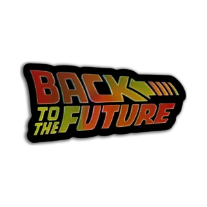 Volver al futuro - Holográfico + Laca brillante
