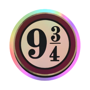 Harry Potter - Logo Plataforma 9 3/4 - Holográfico