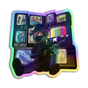 TVs - Counter Strike - Holográfico + Laca brillante