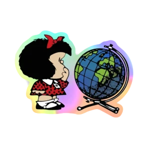 Mafalda Globo Terráqueo - Holográfico