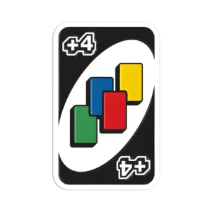 UNO +4 – Vinilo blanco + Laca brillante