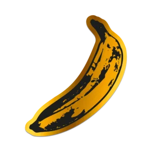 Banana warhol - Dorado