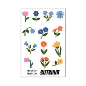 Flores - Planchita - DTF UV