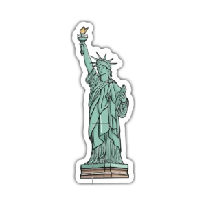 New York – Vinilo blanco + Laca brillante