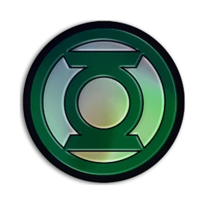 Linterna Verde - Holográfico + Laca brillante