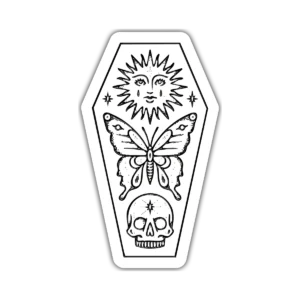 Ataud – Vinilo blanco + Laca brillante