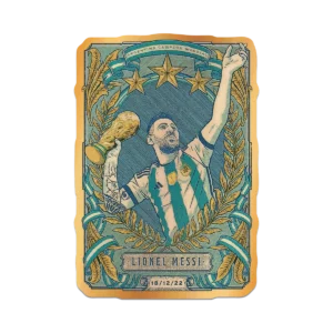 Messi card - Dorado