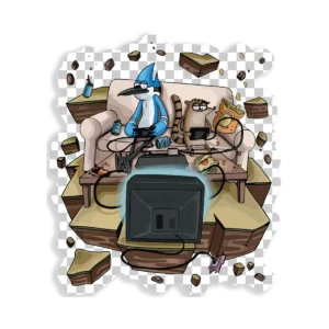Mordecai y Rigby - Un Show Mas - Transparente