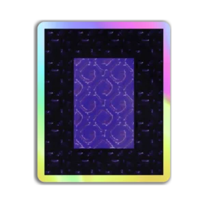 Portal del Nether - Minecraft - Holográfico + Laca brillante