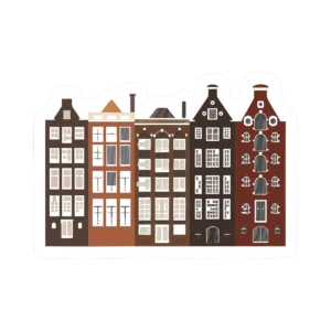 Sticker Amsterdam – Laca brillante