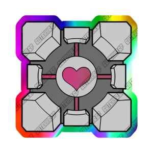Portal - Companion Cube - Holográfico