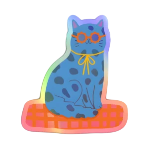 Gatito con Lentes - Holográfico