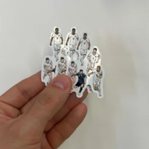 Messi imparable – Vinilo blanco + Laca brillante