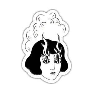 En llamas – Vinilo blanco + Laca brillante