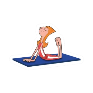 Sticker Candace yogui – Laca brillante