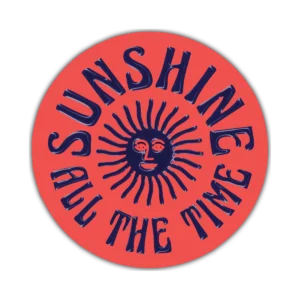 Sunshine – Vinilo blanco + Laca brillante
