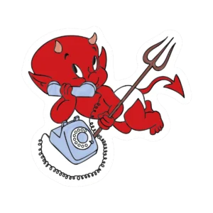 Sticker Diablito – Laca brillante
