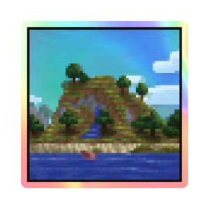 Minecraft - Pintura Paisaje - Holográfico