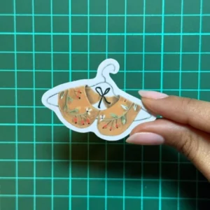 Peter Pan collar – Vinilo blanco + Laca brillante