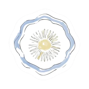 Sticker Escarapela ilustrada – Laca brillante