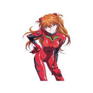 Sticker Asuka, evangelion – Laca brillante