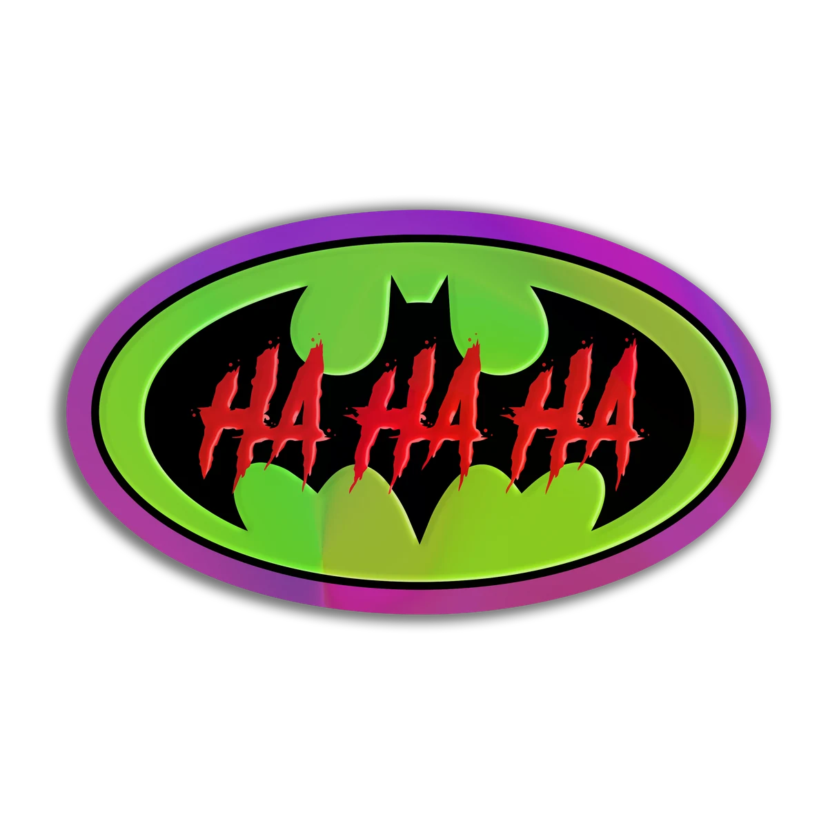 Sticker Batman Joker HA HA HA