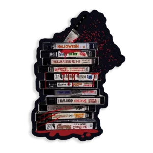 Sticker Películas de terror (fondo negro)