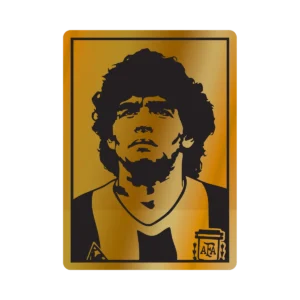 Sticker Maradona – Dorado