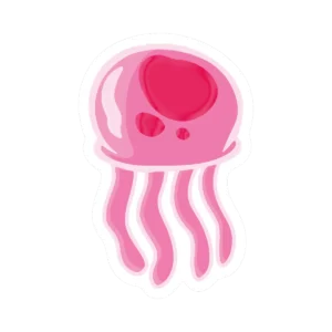 Sticker Medusa, Bob Esponja – Laca brillante