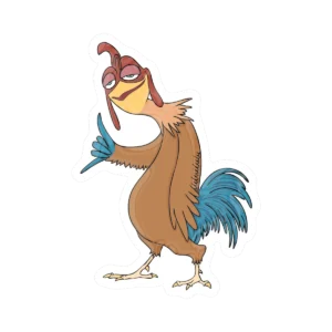 Sticker Pepe el pollo – Laca brillante