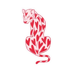 Sticker Leopardo – Laca brillante