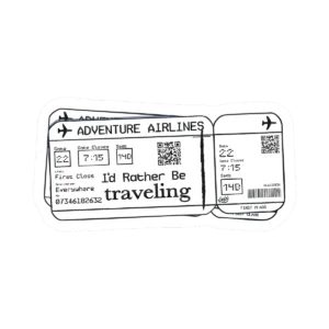 Sticker Tickets – Laca brillante