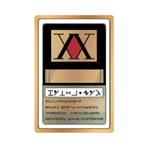 Tarjeta Cazador - Hunter X Hunter - Dorado